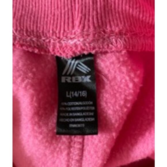 RBX Pink Jogger Sweatpants Kids Athletic Track Pants L 14/16 - Picture 3 of 5